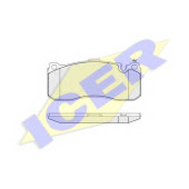 Колодки тормозные дисковые для BMW 1(E81,E82,E87,E88), 3(E90,E91,E92,E93) <b>ICER 181964 / 24316</b>