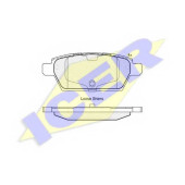 Колодки тормозные дисковые для MAZDA 6(GG,GH,GY) <b>ICER 181975 / 24581</b>
