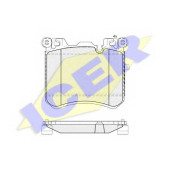 Колодки тормозные дисковые для BMW X5(E70), X6(E71,E72) <b>ICER 181984 / 24524</b>