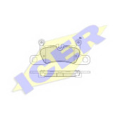 Колодки тормозные дисковые для PORSCHE CAYENNE(92A) / VW TOUAREG(7P5) <b>ICER 181987 / 24721</b>