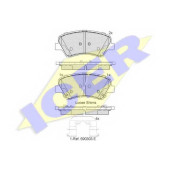 Колодки тормозные дисковые для HYUNDAI ELANTRA(MD,UD), i30 CW(GD), i30(GD), VELOSTER(FS) / KIA CERATO KOUP, CERATO, SOUL(AM) <b>ICER 182029 / 25692</b>