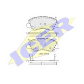 Колодки тормозные дисковые для HYUNDAI ACCENT(RB), i20(GB), i30 CW(GD), i30(GD) / KIA RIO(UB) <b>ICER 182035 / 25348</b>