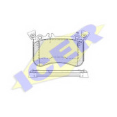 Колодки тормозные дисковые для MERCEDES A(W176), B(W242,W246), CLA(C117,X117), GLA(X156) <b>ICER 182042-203 / 25219</b>
