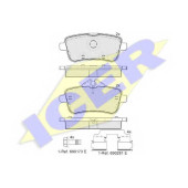 Колодки тормозные дисковые для MERCEDES A(W176), CLA(X117), GL(X166), GLA(X156), GLE(C292,W166), GLS(X166), M(W166), SLK(R172) <b>ICER 182072-066 / 25215</b>