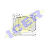 Колодки тормозные дисковые для MERCEDES S(A217,C217,V222,W222,X222), SL(R231) <b>ICER 182080 / 25706</b>