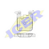 Колодки тормозные дисковые для BMW 1(F20,F21), 2(F22,F23,F46,F87), 3(F30,F31,F34,F35,F80), 4(F32,F33,F36,F82,F83) <b>ICER 182092 / 25029</b>