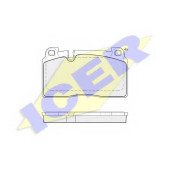 Колодки тормозные дисковые для AUDI A6(4G2,4G5,4GC,4GD,C7), A7(4GA,4GF), Q5(8R) / BMW 3(E46) / PORSCHE MACAN(95B) <b>ICER 182112 / 25643</b>