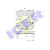 Колодки тормозные дисковые для CITROEN C-ELYSEE, C4 CACTUS / PEUGEOT 301 <b>ICER 182131 / 25250</b>