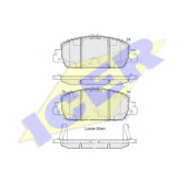Колодки тормозные дисковые для HONDA ACCORD, HR(RU) <b>ICER 182153 / 25792</b>