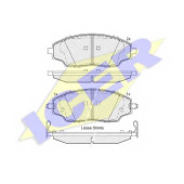 Колодки тормозные дисковые для CHEVROLET AVEO(T300) <b>ICER 182167 / 25722</b>