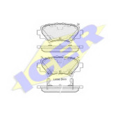Колодки тормозные дисковые для MAZDA 3(BM) <b>ICER 182169 / 25878</b>
