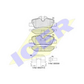 Колодки тормозные дисковые <b>ICER 182190 / 25980</b>