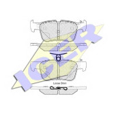 Колодки тормозные дисковые для FORD MONDEO / SKODA SUPERB(3V3,3V5) <b>ICER 182198 / 25798</b>