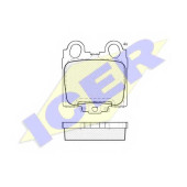 Колодки тормозные дисковые для LEXUS GS, IS SportCross, IS, SC / TOYOTA ALTEZZA GITA, ALTEZZA, ARISTO <b>ICER 182208 / 23429</b>