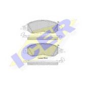 Колодки тормозные дисковые для INFINITI QX60 / NISSAN MURANO(Z51,Z52), TERRANO <b>ICER 182234 / 25589</b>