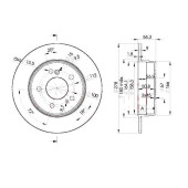 Тормозной диск ICER 78BD0412