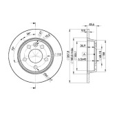 Тормозной диск ICER 78BD1094