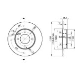Тормозной диск ICER 78BD3300