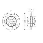 Тормозной диск ICER 78BD4633