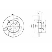 Тормозной диск ICER 78BD4705