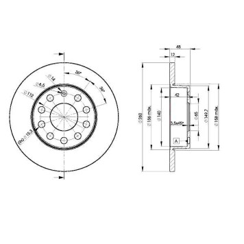 Тормозной диск ICER 78BD5310