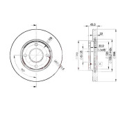 Тормозной диск ICER 78BD5344