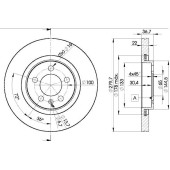 Тормозной диск ICER 78BD5603