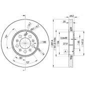 Тормозной диск ICER 78BD5604