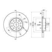 Тормозной диск ICER 78BD5618