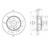 Тормозной диск ICER 78BD6380