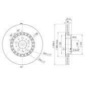 Тормозной диск ICER 78BD7301