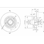 Тормозной диск ICER 78BD7823