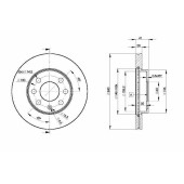 Тормозной диск ICER 78BD9021