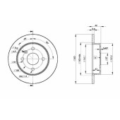 Тормозной диск ICER 78BD9108