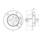 Тормозной диск ICER 78BD9116