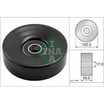 Натяжной ролик поликлинового ременя INA 531 0831 10