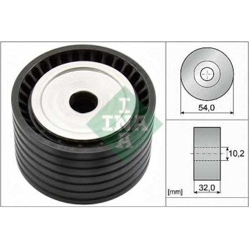 Паразитный / ведущий ролик зубчатого ремня INA 532 0774 10