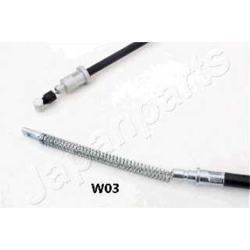 Трос стояночной тормозной системы JAPANPARTS BC-W03-1