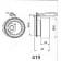 Ролик ремня грм <b>JAPANPARTS BE-419</b>