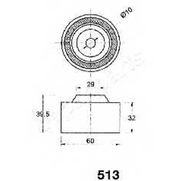 Натяжитель ремня ГРМ JAPANPARTS BE-513-1