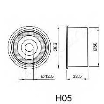 Натяжитель ремня ГРМ JAPANPARTS BE-H05-1