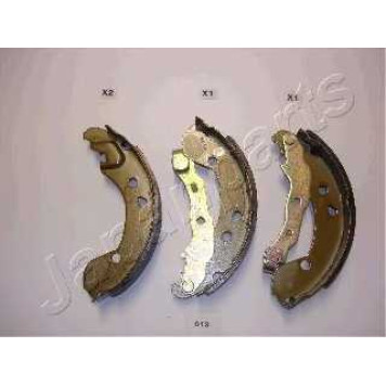 Комплект тормозных колодок задний для NISSAN MICRA(K12), NOTE(E11) <b>JAPANPARTS GF-013AF</b>