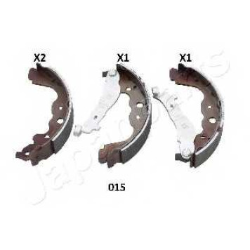 Комплект тормозных колодок задний <b>JAPANPARTS GF-015AF</b>