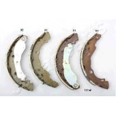 Комплект тормозных колодок задний для NISSAN MICRA(K13), NOTE(E12) <b>JAPANPARTS GF-117AF</b>