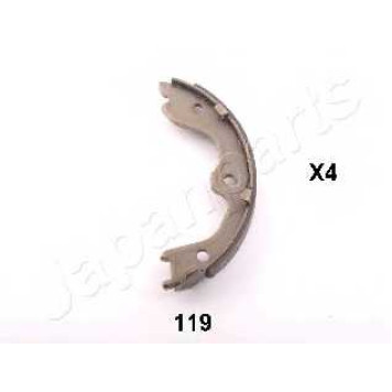 Комплект колодок стояночной тормозной системы JAPANPARTS GF-119AF