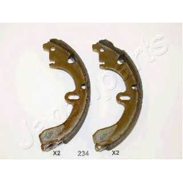 Комплект тормозных колодок задний для TOYOTA CAMRY, CARINA E, CARINA, CELICA, COROLLA FX, COROLLA <b>JAPANPARTS GF-234AF</b>