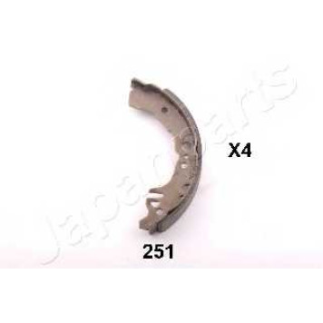 Комплект тормозных колодок задний для TOYOTA YARIS(NCP1#,NLP1#,SCP1#) <b>JAPANPARTS GF-251AF</b>