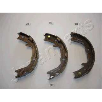 Комплект колодок стояночной тормозной системы JAPANPARTS GF-507AF
