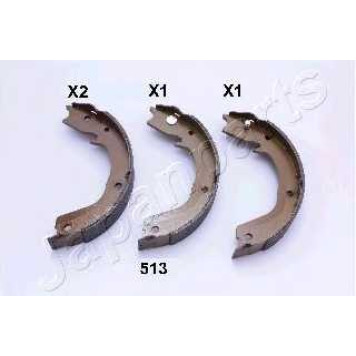 Комплект колодок стояночной тормозной системы JAPANPARTS GF-513AF