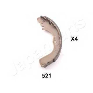 Комплект тормозных колодок задний для MITSUBISHI GRANDIS, OUTLANDER, PAJERO PININ, SPACE RUNNER, SPACE <b>JAPANPARTS GF-521AF</b>